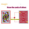 Marked Stripper Deck Playing Cards Poker Magic Tricks Close Up Street Illusion Gimmick Mentalism Kid Child Puzzle Toy Magia Card