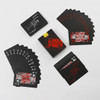 Waterproof Plastic Playing Cards Set Magic Tricks Tool Deck Poker Classic Magic Pure Black Box-packed 54Pcs