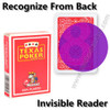 Modiano-Marked Playing Cards for Invisible Reader, Magic Show Props, Plastic Deck, Board Game, Anti Cheating Poker