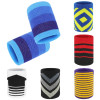 1Pc Colorful Polyester Cotton Unisex Sport Sweat Band Wrist Protector Gym Running Sports Safety Wrist Support Brace Wrap Bandage