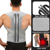 Alloy Rod Back Posture Corrector Orthotics Spine Side Bend Support the Shoulder Treatment Stent Orthodontic Belt Sports Safety