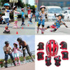 7Pcs/Set Kids Boys Girls Safety Helmet Knee Wrist Guard Elbow Pads Children Cycling Skate Bicycle Helmet Protection Safety Guard