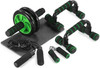 AB Roller Wheel Machine Jump Rope Push Up Rack Resistance Bands Abdominal Exercise Trainer Fitness Gym Workout Equipment