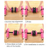 Multi-functional Abdominal Roller Wheel Ab Roller Pull Up Home Fitness Equipment for Arm Waist Leg Exercise