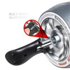 Big Automatic Ab Roller Gym Exercise Abdominal Wheel RollerWith Mat Abdominal Muscle Trainer for Fitness Exercise Equipment Home