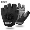 SKDK Gym Gloves Weightlifting Workout Dumbbell Crossfit Bodybuilding Accessorie Breathable Fitness Gloves Silicone Palm Hollow