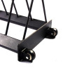 MIYAUP-All Rubber Tablets Steel Horizontal Storage Frame, Gym Storage and Drag Rack, Removable Barbell Rack