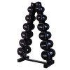 MIYAUP Commercial Gym Hexagonal Cylindrical Can Hold 5-10 Pairs Double-layer Dumbbell Storage Rack