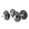 Adjustable Cast Iron Chrome Plated Dumbbell Set with Box Gym Strength Training Fitness 50kg