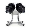 Dumbbell and Stand Dumbbell Set, Weight Adjustable, Solid Weightlifting, Commercial Gym, Household, Multiple Options, 40kg, 90lb