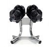 Dumbbell and Stand Dumbbell Set, Weight Adjustable, Solid Weightlifting, Commercial Gym, Household, Multiple Options, 40kg, 90lb
