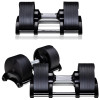 MIYAUP Men's Dumbbells Can Quickly Adjust And Exercise Arm Muscles New Type Of Unnotched Weightlifting Fitness Equipment