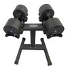 Factory supply free weights dumbbell set 20kg 32kg 44lbs 70lbs adjustable dumbbell chrome iron dumbbell adjustable