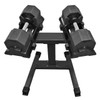 Manufacturer 2KG Increments 80LB 90LB 100LB 36KG 40KG 45KG Adjustable Weights Dumbbell with Rack