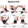 WorthWhile 1 PC Fitness Sports Ankle Brace Gym Elastic Ankle Support Gear Foot Weights Wraps Protector Legs Power Weightlifting