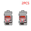 1-2PCS Fishing Lure Box Double Side Fishing Tackle Boxes Bait Container Spinner Lure Fishhooks Storage Case Fishing Accessories