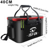 WALK FISH Portable EVA Fishing Bag Collapsible Fishing Bucket Live Fish Box Camping Water Container Pan Basin Tackle Storage Bag