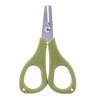 Booms Fishing S01 Braid Line Scissor Fishing Line Scissors with Retractable Badge Holder Carabiner Tackle Boxes Accessorie
