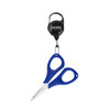 Booms Fishing S01 Braid Line Scissor Fishing Line Scissors with Retractable Badge Holder Carabiner Tackle Boxes Accessorie
