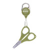 Booms Fishing S01 Braid Line Scissor Fishing Line Scissors with Retractable Badge Holder Carabiner Tackle Boxes Accessorie
