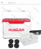 32L Multifunctional Fishing Tackle Box With Pull Rod Wheels Competitive Storage Box Insulated Cooler Thermos Cabinet HG-A021