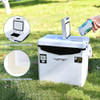 10L Fishing Cooler Box Tackle Box Outdoor Tank Case Gear Tools Fish Storage with Handle Multifunctional Outdoor Accessories