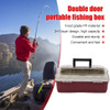 Fishing Barrel Box 4 Layer Multifunctional Fishing Hook Stop Beads Box Foldable Portable Durable Snap Design for Angler Supplies