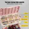Fishing Tackle Box Large Capacity Portable Fishing Lures Hook Box Anti Slip Grip for Fished Gear Fishing Lures Hook Box Tools
