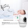 5 Inch Video Baby Monitor With Two Camera And Audio, Night Vision, 4x