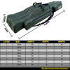 110/120/130/150cm Fishing Bag Rod Reel Lure Pole Tool 2/3 Layer Waterproof Fishing Gear Tackle Large Capacity Storage