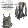 Maximumcatch DUO Fishing Chest Bag Multifunction Pockets Mesh Fly Fishing Backpack