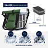 Goture Multifunctional Handbag High Capacity PVC Fishing Bag Insulation Fresh Messenger Storage Bag for Picnic Hunting Camping