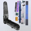 Fishing Rod Bag Large Tactical Backpack Tackle Bags Outdoor Shoulder Fishing Gear Pack Equipment Storage Waterproof XA204G