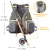 Maximumcatch Adjustable Fly Fishing Vest Backpack With Multifunction Pockets Outdoor Sport Fishing Bag