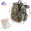 Playking Fishing Backpack with chair Waterproof Fishing bag Lures Reel Fish Tackle Storage Bag Fishing Tackle Boxes