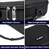 Portable Eva Fishing Gear Carry Bag With Adjustable Shoulder Strap Fishing Pole Storage Case Shockproof Hard Shell Organizer