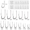 50 / 20 pcs Barbed Fishing Hooks Sea Worm Carp Single Circle Hook Set Fly Fishing Accessories Tackle Carbon Steel Fishhook