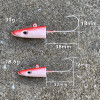 HAIMALUO Jig Head Hook Part Happy Soft Fishing Lure Artificial Saltwater Sea BassFishing Bait Swimbait Tackle Fish Head Part