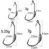 Jig Crank Head Barbed Hook 2g 3g 5.25g 7g Soft Lure Worm Offset Fishhook Spring Lock Pin Pesca for Texas Rigs Fishing Tackle Jig Crank Head Barbed Hook 2g 3g 5.25g 7g Soft Lure Worm Offset Fishhook Spring Lock Pin Pesca for Texas Rigs Fishing Tackle