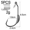 Jig Crank Head Barbed Hook 2g 3g 5.25g 7g Soft Lure Worm Offset Fishhook Spring Lock Pin Pesca for Texas Rigs Fishing Tackle Jig Crank Head Barbed Hook 2g 3g 5.25g 7g Soft Lure Worm Offset Fishhook Spring Lock Pin Pesca for Texas Rigs Fishing Tackle