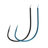 Rompin 50pcs/lot stream hooks super light very fine fishhooks fishing High Carbon Steel barbed Freshwater red Earth worms stream