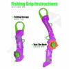 2022 Accessories Fold Fishing Grip Aluminum Alloy Fish Lip Hand Grip Plier Hook Controller Adjustable Grabber Gripper Outdoor