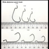 200Pcs Fishing Hooks Enhanced/Wide/Narrow Abdomen/Hunchback Soft Worm Bait Hook Fishing Accessories Tackles Pesca Pescaria