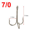 Easy Catch 100pcs 3551 Fishing Hooks Big game Fishing Treble Hooks Artificial Bait Fishhooks Size 6/0 7/0 8/0 10/0