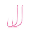 500pcs Pink Fishing hooks Barbed Barbless Red worm fishhook bionic string gear Carp Barbs Accessories Tools