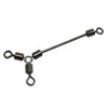 F2009 1000pieces/lot long leg O-shape three way rolling swivels fishing tackle fishhooks fishing swivels fishing accessory pasca