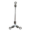 F2009 1000pieces/lot long leg O-shape three way rolling swivels fishing tackle fishhooks fishing swivels fishing accessory pasca