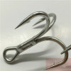 OWNER Three Anchor Hooks ST-66 Deep Ocean Treble Hooks Carbon Steel Strong Squid Fishhooks Round Triple Barbed Explosion Hooks