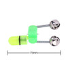 10-100Pcs Night Fishing Rod Bite Bait Alarm Light with Twin Bells Ring Fishing Bite Alarm Indicator Carp Fishing Accessories