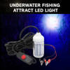 5 pcs/lot 12V 15W Underwater Fishing Attract Light LED Lamp 108pcs of 2835 LED with 30ft Power Cord and Battery Clip